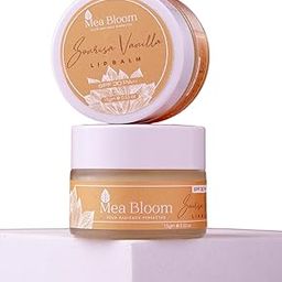 Mea Bloom Sonrisa Vanilla I LIP BALM I SPF30 PA++ I Nourish I Hydrate I Repair I Protect I Infused with Peptide + Ceramide Complex + Hyaluronic Acid + Squalane + Shea Butter + Cocoa Butter + Rhododendron + Honey + Jojoba Oil + Rosehip Oil I For Women & Men I 15 Gm (pack of 1)-image-80