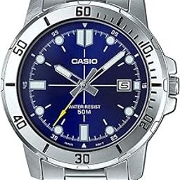 casio Enticer Analog Blue Dial Men's Watch-MTP-VD01D-2EVUDF (A1364)-picture-21