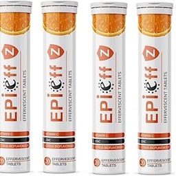 Ethiglo Epieff-Z Vitamin-C,Zinc And Citrus Bioflavonoids-Immunity Booster Supplements : 20 Effervescent Tablets : Pack Of 04-23