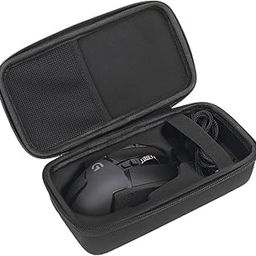 M.G.R.J® Portable Carrying Case Cover for Logitech G502/G305/G604/G603/G600/G703/G403/G PRO/G900/G903/G910/MX Master 3/MX Anywhere 2 Gaming Mouse (Hard|EVA|Black)-12
