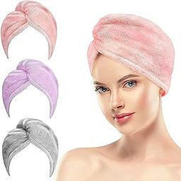 VELZORA Cotton Quick Absorbent Hair Drying Magic Hair Towel Wrap Hair Wrapper Dryer SOFE Microfiber Turban Head Towel Cap for Women (Multicolour, 210 GSM, Pack of 1)-image-101