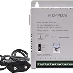 CP Plus CP-DPS-PD08-12D 12V 10Amp 8 Channel Fiber SMPS (Switched-Mode Power Supply) for CCTV Security Surveillance Camera Power Supply-20