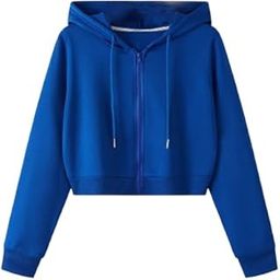 Crop Hooded Sweatshirt for Women Winter Wear Crop Hoodie-image-103