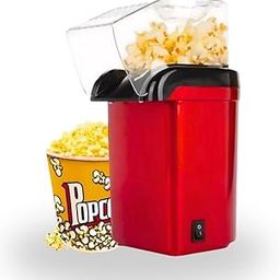 Popcorn Maker for Home Kitchen Hot Air Popper Electric Popcorn Maker Machine 1200W No Oil Needed Healthy Delicious Snack Kids Adults Great Holding Parties Home movie night (Red Color)-image-60