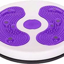 ABTRIX WITH AB Twisting Waist Disc, Body Shaping Bodytwister Ankle Body Aerobic Exercise Foot Exercise Fitness Twister Magnet Balance Rotating Board, Puirple color-12