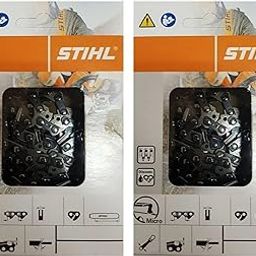 Stihl 2 Pack 26RM3 68 Drive Links Rapid Micro Chainsaw Chain 18" .325 Pitch .063 Gauge for MS 250-19