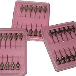 18-20 - 22 Gauge Standard Needle for Poultry Vaccinator (Pack of 3- Each 12 No. Total 36)-18
