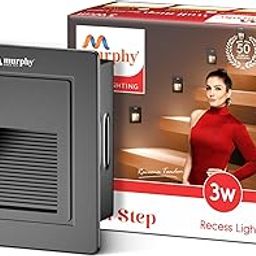 Murphy 3W Wall Step Conceal Light Outdoor and Indoor LED Foot Light with Aluminium IP65 Grade Waterproof Body : Warm White, Pack of 1-image-88