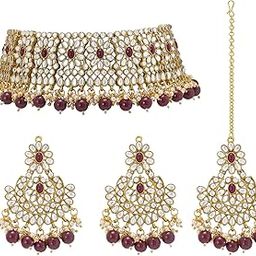 peora Crystal Faux Peral Necklace & Jewelry Set Gift for Women-picture-44