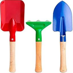 Kids Garden Tools Set by Divine Tree for Kids/Childrens on Christmas, Birthdays and Many More Occasions 3 Pcs Kids Gardening Toys (Trowel,Shovel,Rake)-22