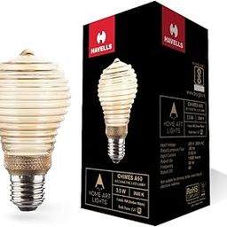 HAVELLS Decorative Bulb-CHIMES A60 3.5W 2600K E27 LAMP-26