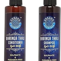 Shesha Ayurveda Bhringa Thali Ayurvedic Shampoo & Conditioner Combo Kit (Sulphate & Paraben Free) 200 ML Each-picture-53
