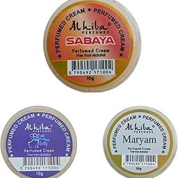 Alhiba Perfumed Cream | SABAYA, BLUELADY & MARYAM (10gm) Pack of 3 Fragrances for Unisex-image-50