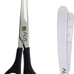 Professional Hair Cutting Scissor And Disposable Hygienic Shaving Razor kit Combo Stainless Steel Barber Hair Cutting Hairdressing Tool 6.5HSB001 (Barber Scissor and Razor)-image-13