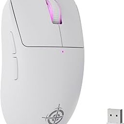 ATTACK SHARK×Magic-Refiner G6 Wireless Gaming Mouse Tri-Modes Connection 2.4G/BT/USB-C 24000 DPI 1000Hz Polling Rate with Anti-Slip Grips,750mAh Battery Gaming Mice for Laptop/PC/Mac Gamer White-image-54