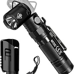 NITECORE MT21C 1000 Lumen 90 Degree Tiltable Head Multifunction LED Headlamp Flashlight with High Capacity USB Rechargeable Battery and Hard Duty Holster-13