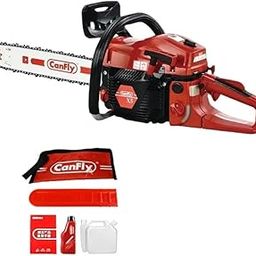 Hetkrishi CF-6200, 62-cc, Petrol Chainsaw with 22 inch Guide Bar | Ideal for Cutting Tree, Logging Woods, and Gardening-image-39