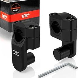 1PZ BB2-CD1 Pivoting Handlebar Clamp Risers Replacement for Universal Motorcycle 2" Raise Clamps for 7/8" or 1 1/8" Handlebars Mount To 7/8" Stem Clamp-picture-12