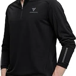 jump cuts Maniac||Fullsleeve Tshirts for Men||High Neck||Half Zipper||Regular fit Tshirts for Men-picture-7