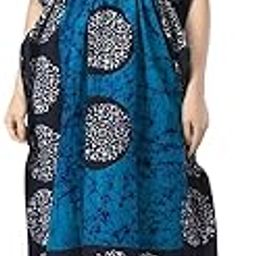 The India's Store Women Batik Kaftan Cotton Night Suit Night Dress Long Caftan Nighty Maxi-image-59