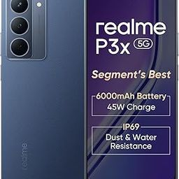 realme P3x 5G Smartphone 6+128GB Midnight Blue,6.72-inch Screen,120Hz Display,6000mAh Battery,45W SuperVOOC, 50MP Camera, MediaTek Dimensity 6400 Processor, IP64-image-56