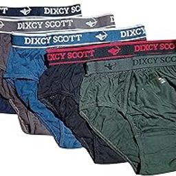 Men's Cotton Brief (Multicolour, 85 cm) - Pack of 5-image-48