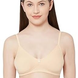 Women's Non Padded Solid Cotton Tshirt Bra (KAJAL Skin 36B)-image-52