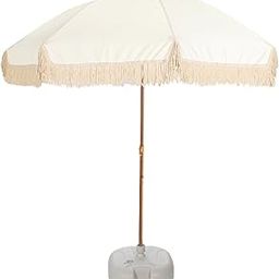 YATAI Decor Round Umbrella UV Protection With Plastic Base Waterproof Sunshade Beach Umbrella Patio Garden Umbrella Outdoor With plastic Base Parasol Umbrella With White Stand-image-15