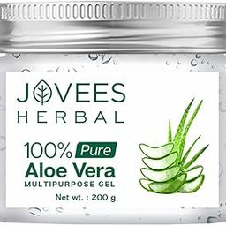 Jovees Herbal 100% Pure Aloe Vera Gel for Face, Hair (200gm) | Hydrating & Soothing Gel for Acne Scars, Blemishes, Anti-Aging & Skin Redness | Multipurpose Aloe Vera Gel for Moisturization, Dandruff Control & Day-to-Night Skin Protection-12