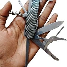 BLACK GRAND MULTI Branded Genuine Multifunction Stainless Steel 15 Function Multi Utility Swiss Knife-35