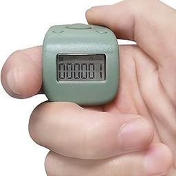 Arvakr 6 Channels Rechargeable LCD Finger Counter Silent Digital Tally Clicker for Knitting Crocheting Gift-image-67