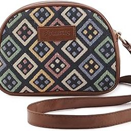 Women's Handcrafted Sling Bag | Stylish Crossbody Purse For Girls | Jute & Faux Leather Bag | Multicolor | Perfect for Daily Use, Casual, Office, Travel & Gifting-image-80