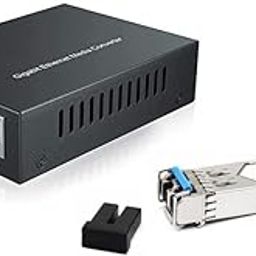 Gigabit SFP to Ethernet Media Converter | Ethernet to Fiber Converter With 1.25G DDM SMDF BiDi Transceiver 20KM-31