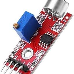 CircuitCorner Microphone Sound Sensor, Voice Sensor High Sensitivity Sound Detection, Whistle Module-31