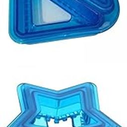 2Pieces DIY Sandwich Cutter and Sealer Baking Tools Star and Triangle-image-11