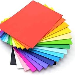SNOW CRAFTS 100 Pieces A4 Color Paper (10 Sheets of Each Color) for Art and Craft/Printing Purpose Multi Color Paper-picture-19