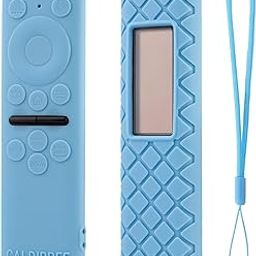 Silicone TV Remote Cover Compatible with Samsung Smart TV Remote 2023 BN59-01432G BN59-01432A BN59-01432J BN59-01432 Case with Remote Loop (Remote NOT Included) [Blue]-13