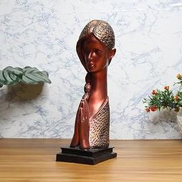 Wonderland Style 3 Namaste Folded Hands Lady Statue for Home Decor, Home Decoration, Gift, Gifting-image-88