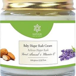 NATUUR - Baby Diaper Rash Cream - 100g | Gentle & Hypoallergenic | Natural Ingredients Sweet Almond & Vitamin E | Help in Diaper Rash & Skin Irritations | Unscented & Non-Greasy-10