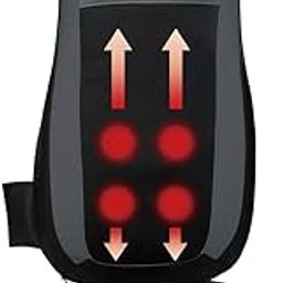 beatXP Deep Heal Cushion Shiatsu Massage Chair for Neck and Back with Deep Vibration Massager for Body Pain Relief at Home,Office Massager (Black)-image-40