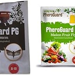 PG Pink Bollworm Lure - Pectinophora Gossypiella | Agriculture Use | Pack of 5 | & | BC Combo Pack Pheromone Lure for Bactrocera Cucurbitae Glass Trap, Pack of 20-image-13