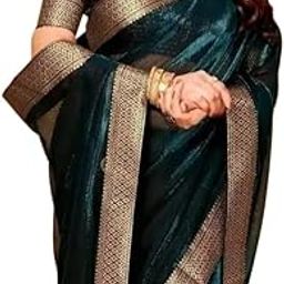Fancy silk saree with zari border print saree-DELTA_MAHARANI-picture-5