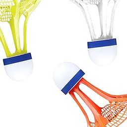 MERISHOPP 3X Windproof Badminton Lightweight for All Levels Players Beaches Grasslands Mixed Colors| Sports Equipment | Outdoor Sports Gear | Exercise Gear-image-2