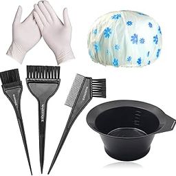 Majestique 6-Pieces Hair Dye Brush Shading Pack with Brush, Coloring Bowl, Shading Cape, and Gloves for Hair Coloring and Dying | Hair Coloring Kit | Hair Dye Kit for Women, Girls, Men, Boys (Pack of 6)-image-42