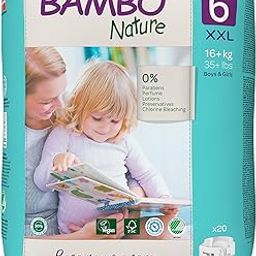 Bambo Nature Premium Baby Tape Diapers for Kids XXL Size (16+ Kgs), Super Absorbent, Breathable, Extra Soft, Dermatologically Tested, Hypoallergenic Infant Nappies With Wetness Indicator, 20 Count-picture-2