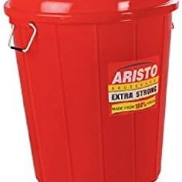ARISTO Plastic Storage Bucket 32 L,Red, (39(D) x 44 cm)-14