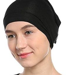 Women's Lycra Fabric Under Scarf/Hijab/Tube Bonnet Bone/Chemo Hat Free Size Undercap Scarf Hijab Cap Unisex Dreadlock Cap Turbans Women Stretch Under Caps-image-29