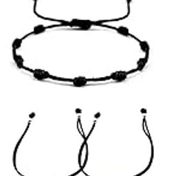 Handmade Evil Eye Charms Black Thread Adjustable Nazariya Payal | Anklet For Women, Girls 4 piece (AT ANK 081)-1