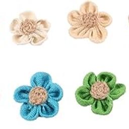 STYLEHEAVEN Handmade DIY Craft Hessian pp Lace Flowers Heads Wedding Bouquets Decor|Home & Garden|Wedding Supplies|Venue Decorations-image-4