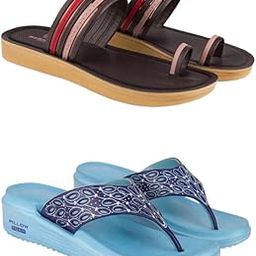 Extra Soft Classic Casual wear with Flexibility Technology Flat Combo for Women's/Girl's(6143+1888)()-image-86